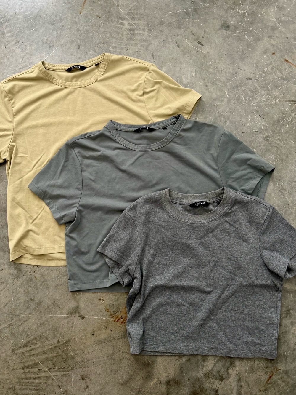 Cuts Clothing Women’s Tee Bundle | Size Small | 3 Pieces | Retail $146